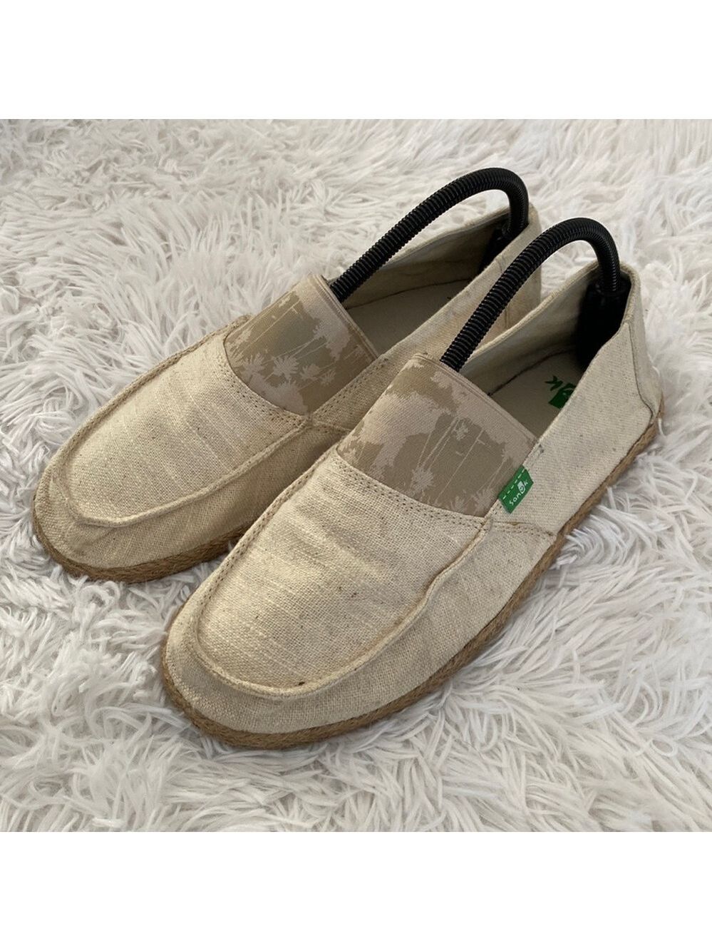 Sanuk canvas mens slip ons